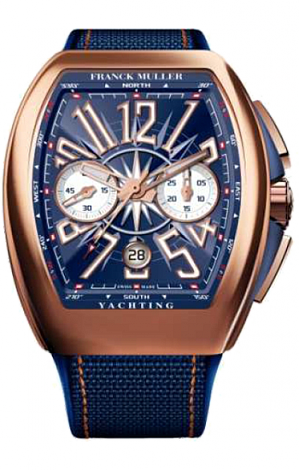 Buy Replica Franck Muller Vanguard Yachting Chronograph V 45 CCDT 5N BL watch